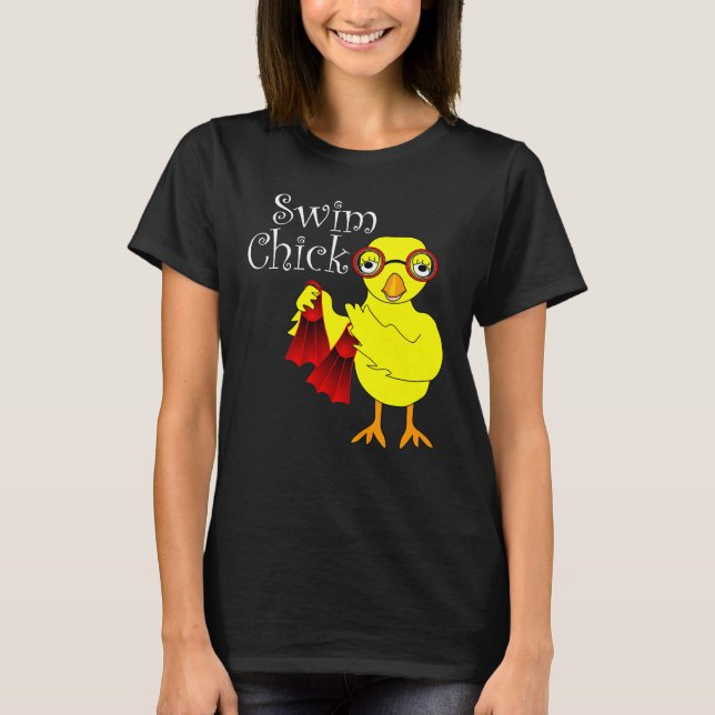 Chick simma t shirt (Framsida)