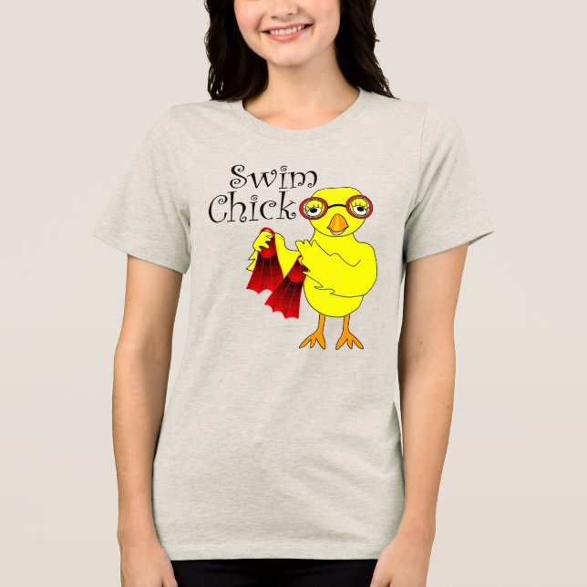 Chick simma t shirt (Framsida)