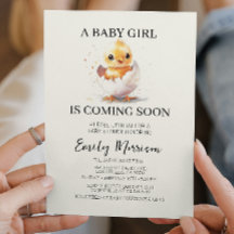 Chick som kläckts från äggbabyskor