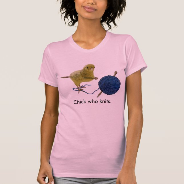 Chick som sticker damT-tröja Tee (Framsida)
