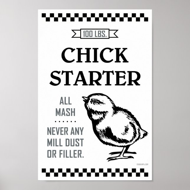 CHICK STARTER POSTER (Framsidan)