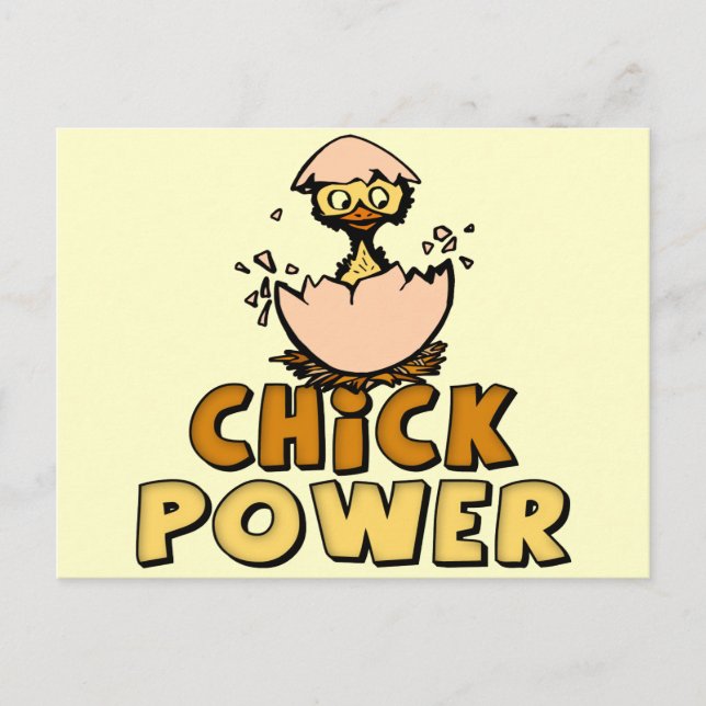 Chick T-shirts och presenter för henne Vykort (Framsida)