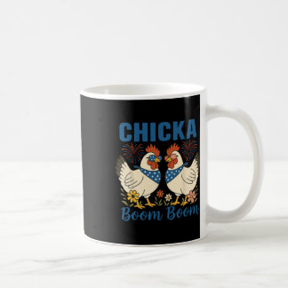 Chicka Boom Boom Kycklinggäng Patriot 4 juli  Kaffemugg
