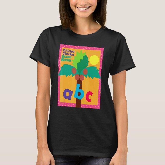 Chicka Chicka Boom Boom Children Find Abc T Shirt (Framsida)