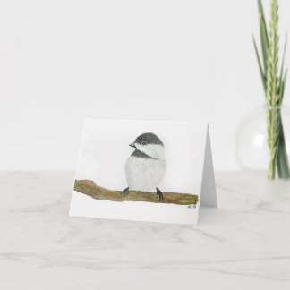Chickadee-anteckningskort Kort