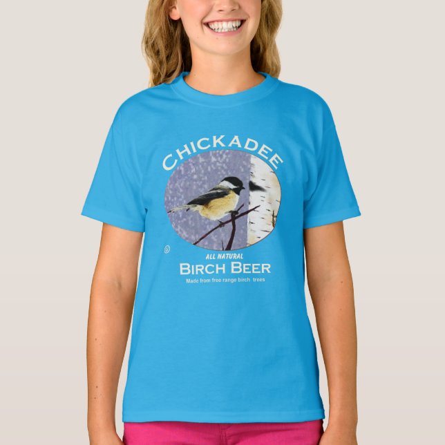 Chickadee Birch Beer T Shirt (Framsida)