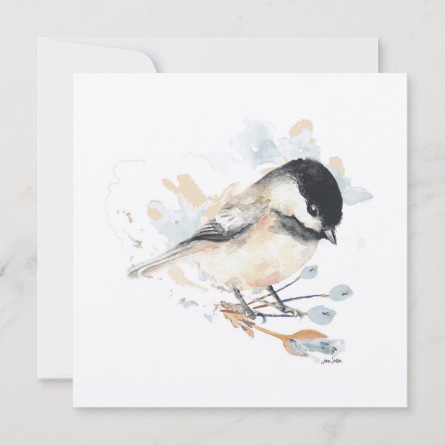 Chickadee Bird Art (Framsida)