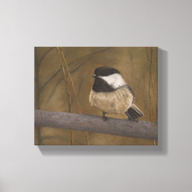 Chickadee Canvastryck (Framsida)