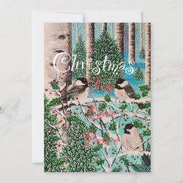 Chickadee Chatter Notepad Julkort