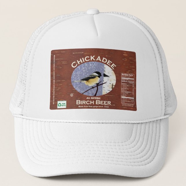 Chickadee-dee-dee Truckerkeps (Framsida)