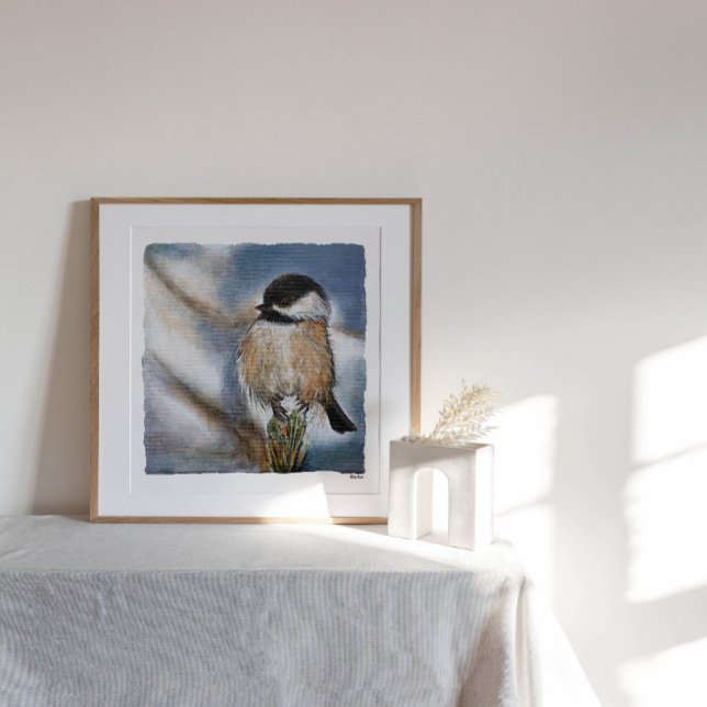 Chickadee Fine Art Print Poster (Skapare uppladdad)