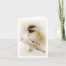 Chickadee Foleting Card Kort