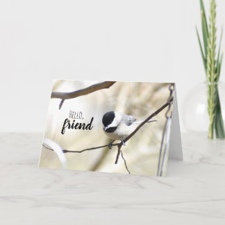 Chickadee-hälsningskort Kort