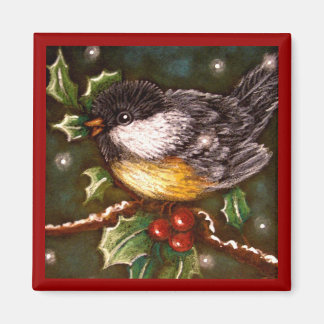 CHICKADEE HELGDAG Magnet