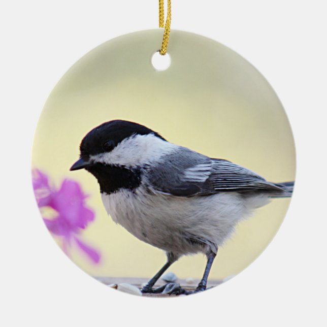 Chickadee Julgransprydnad Keramik (Framsidan)