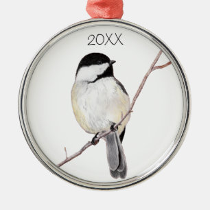 Chickadee Julgransprydnad Metall