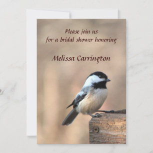 Chickadee Möhippa Inbjudningar