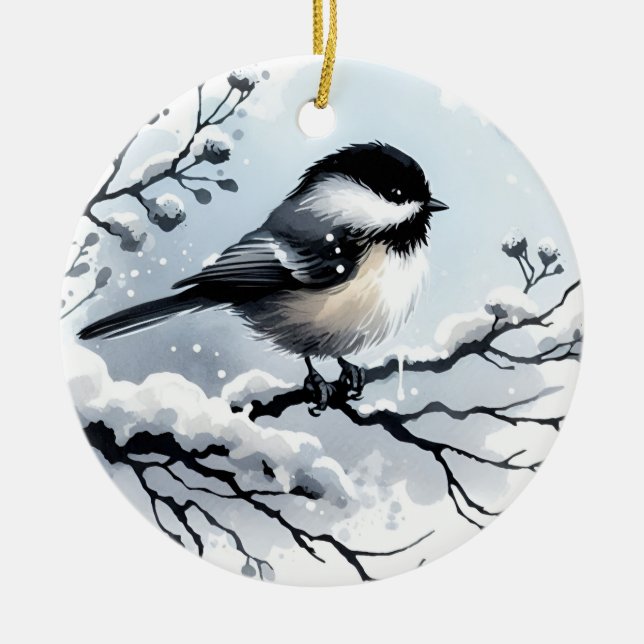 Chickadee Ornament (Framsidan)
