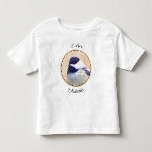Chickadee Painting - Original Bird Art T Shirt