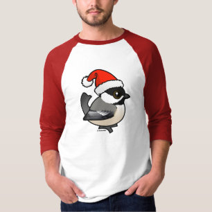 Chickadee Santa T Shirt