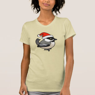 Chickadee Santa T-shirt