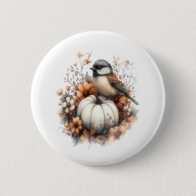 Chickadee Shirt Land Pumpkin Knapp (Framsida)