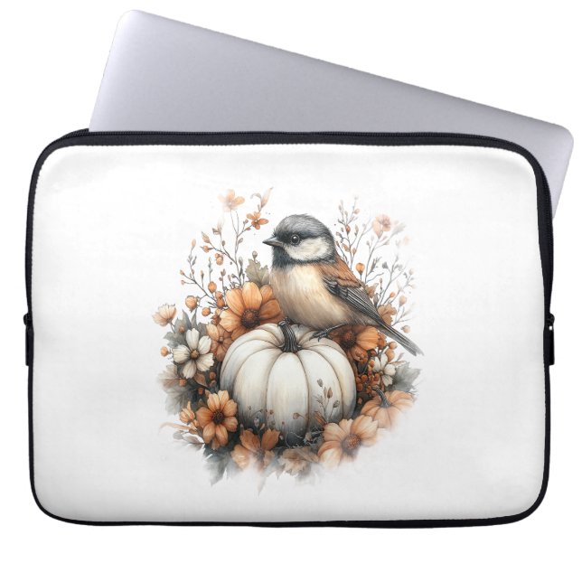 Chickadee Shirt Land Pumpkin Laptop Fodral (Framsidan)