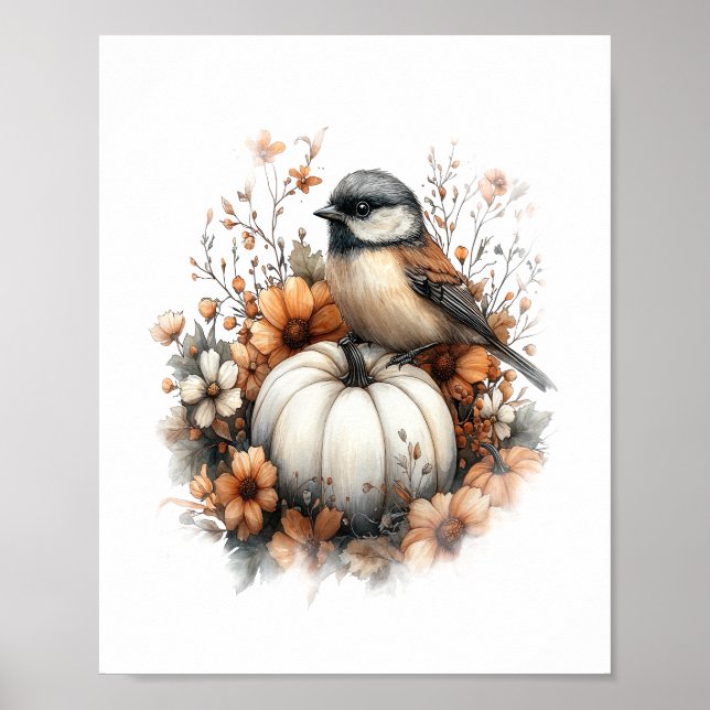 Chickadee Shirt Land Pumpkin Poster (Framsidan)