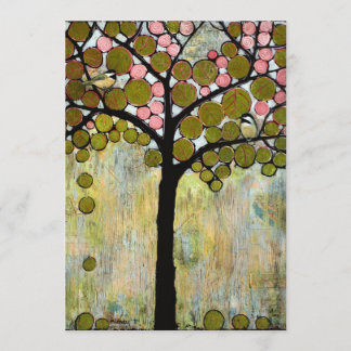 Chickadee Träd Spara datumet