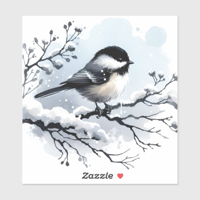 Chickadee Vinyl Sticker Klistermärken (Ark)