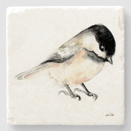 Chickadee Watercolor Art Stenunderlägg