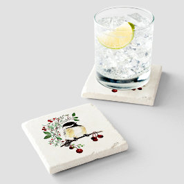 Chickadee Watercolor Art Stenunderlägg