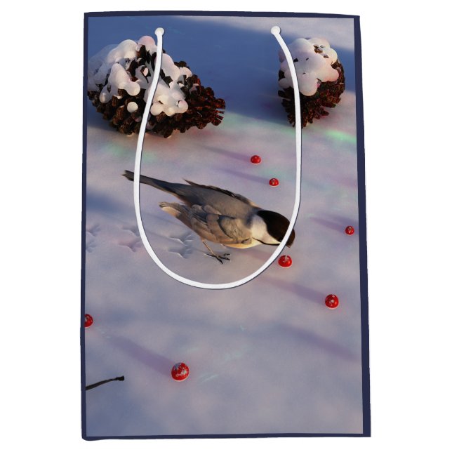 Chickadee Winter Gift Bag (Framsidan)