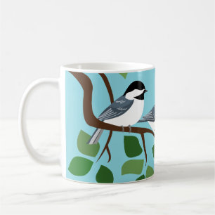 Chickadeefågelmuggar Kaffemugg