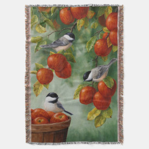 Chickadees Apple Harvest Filt