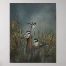 Chickadees-dammen Poster