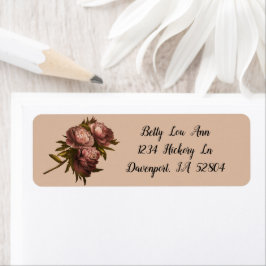 "Chickadees" [design 2] Returadress Etikett