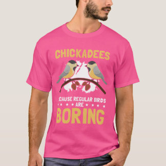 Chickadees för Bird Chickadee-pojken T Shirt