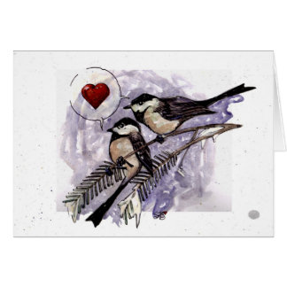 Chickadees Hälsningskort