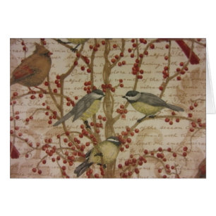 Chickadees Hälsningskort