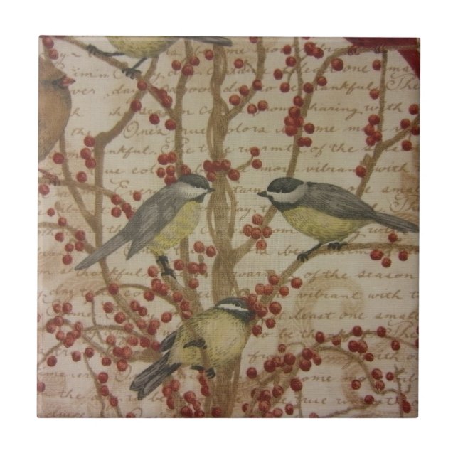 Chickadees Kakelplatta (Framsidan)