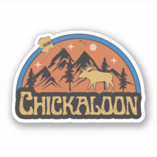 Chickaloon, Alaska-klistermärke Klistermärken