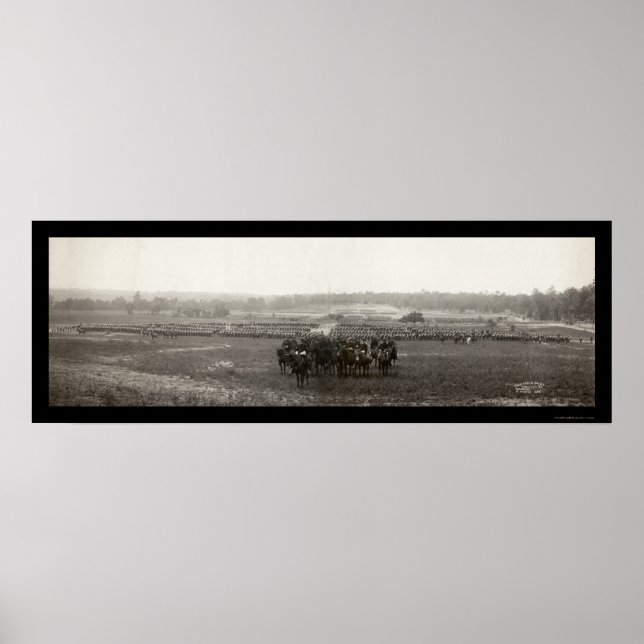 Chickamauga Army Photo 1898 Poster (Framsidan)