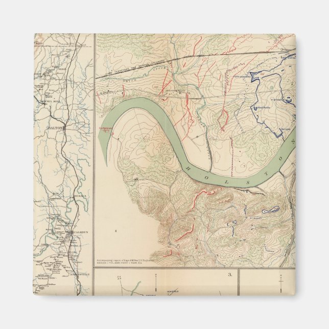 Chickamauga kampanj, Knoxville Magnet (Framsidan)