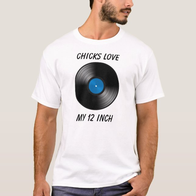 Chickar älskar min 12 flytta sig mycket långsamt tee (Framsida)