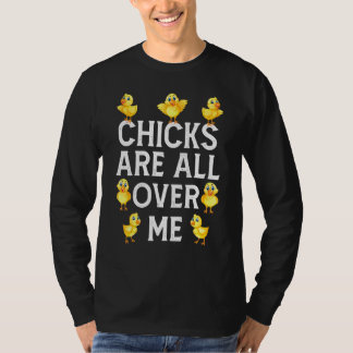 Chickar är över mig Baby Chicken Kids Boys Eas T Shirt
