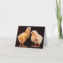 Chickar Fågelanteckningskort Kort