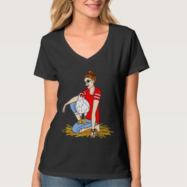 Chickar för Crazy Coola T Shirt (Framsida)