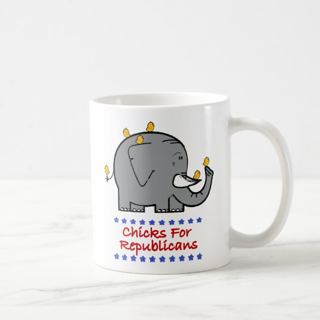 chickar för republikanerna mugg (Höger)