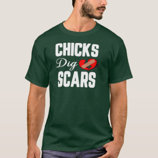 Chickar gräver ärr t shirt